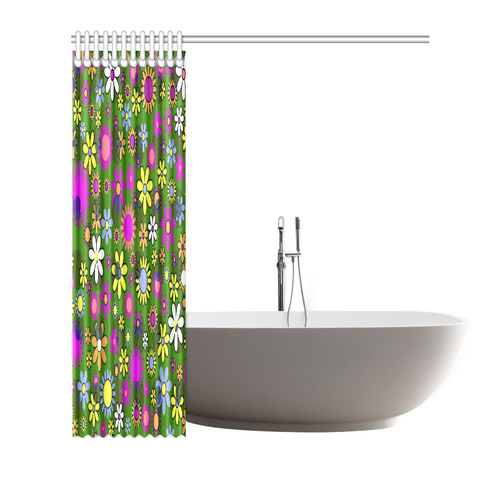 Flower_20161007 Shower Curtain 66"x72"