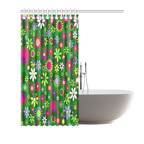 Flower_20161008 Shower Curtain 66"x72"