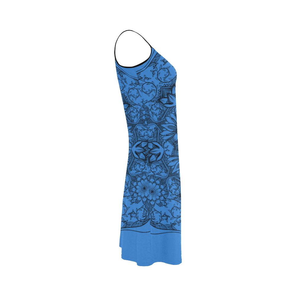 Serenity Garden v1 Cobalt Alcestis Slip Dress (Model D05)