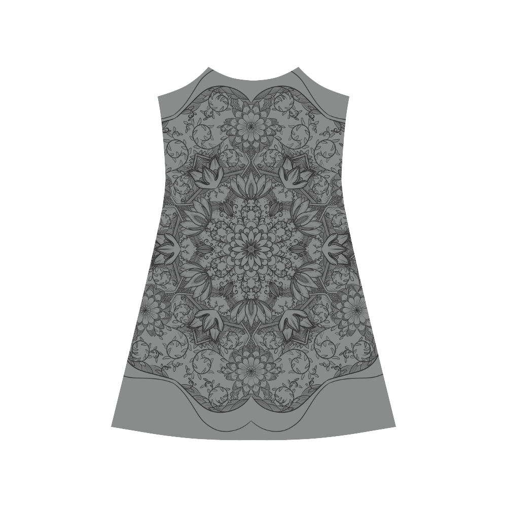 Serenity Garden v1 Slate Alcestis Slip Dress (Model D05)