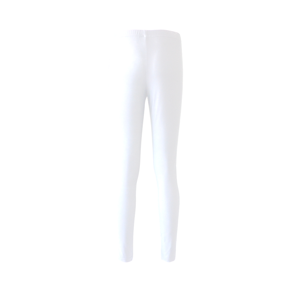 New in shop : designers leggings, white and black Circles Cassandra Women's Leggings (Model L01)