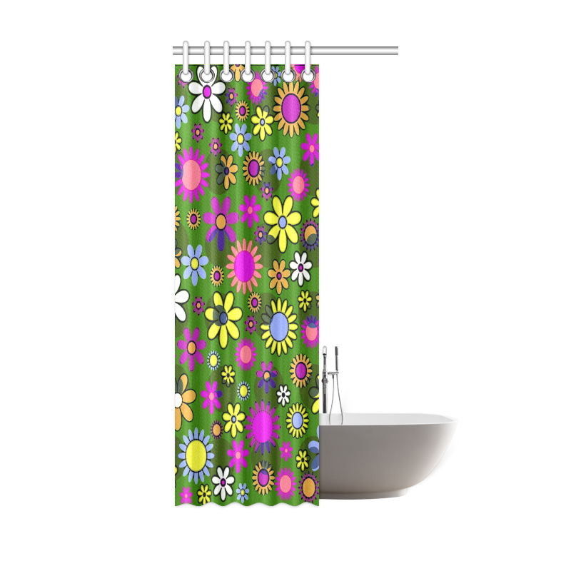 Flower_20161007 Shower Curtain 36"x72"