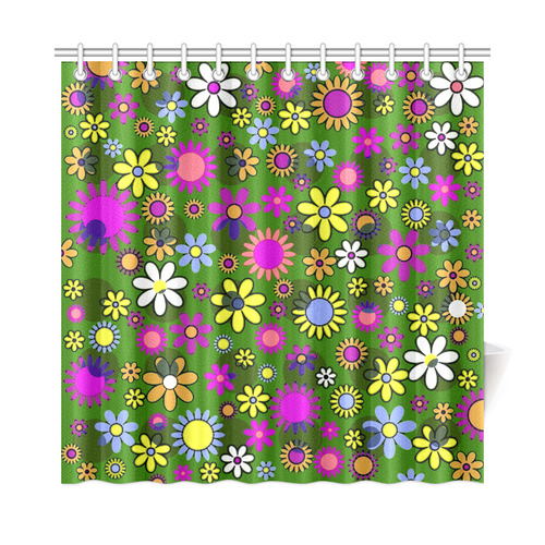 Flower_20161007 Shower Curtain 72"x72"