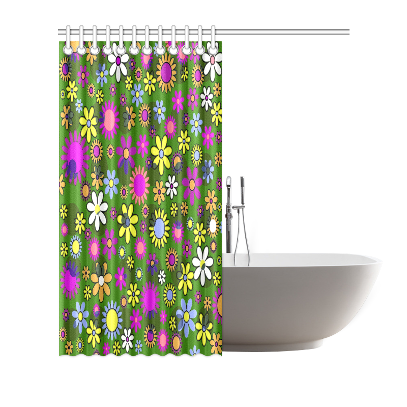 Flower_20161007 Shower Curtain 72"x72"