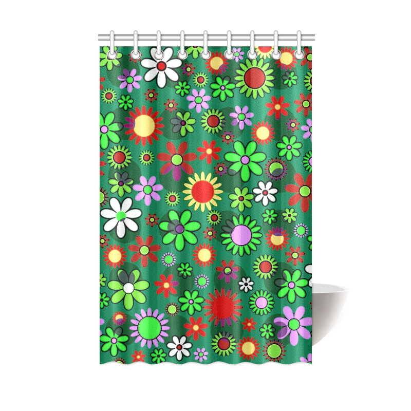Flower_20161009 Shower Curtain 48"x72"