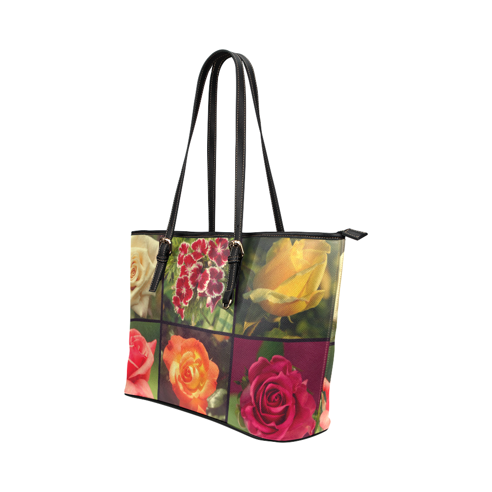 Rose20151010 Leather Tote Bag/Large (Model 1651)