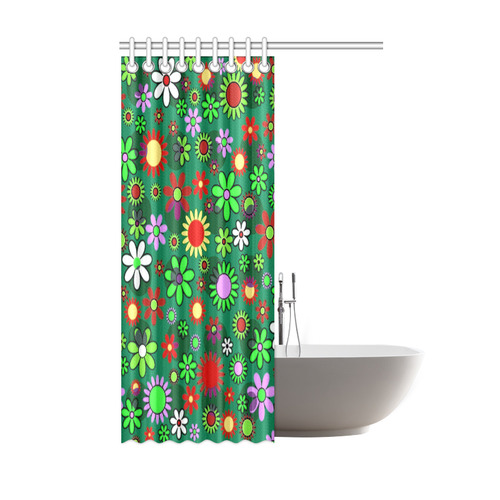 Flower_20161009 Shower Curtain 48"x72"
