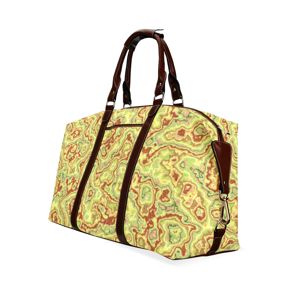 lovely marbled 1116G Classic Travel Bag (Model 1643) Remake
