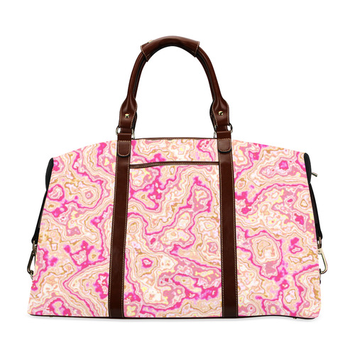 lovely marbled 1116A Classic Travel Bag (Model 1643) Remake