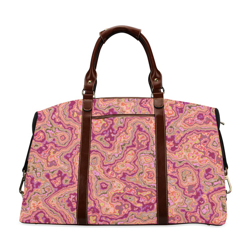 lovely marbled 1116B Classic Travel Bag (Model 1643) Remake