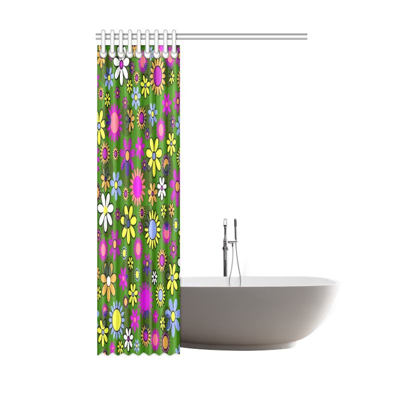 Flower_20161007 Shower Curtain 48"x72"
