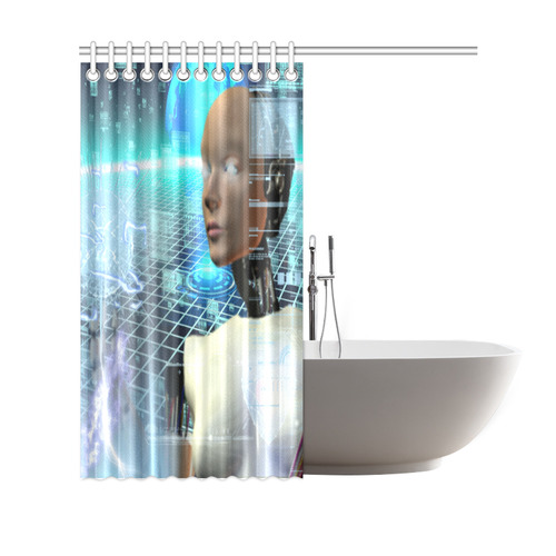 Li-Bot Shower Curtain 69"x70"