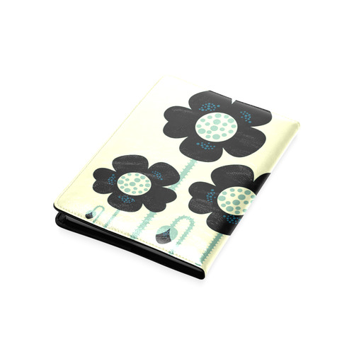 New in shop : Designers notebook Floral art. Black hand-drawing 2016 Custom NoteBook A5