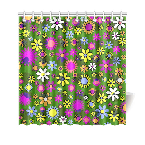 Flower_20161007 Shower Curtain 69"x70"