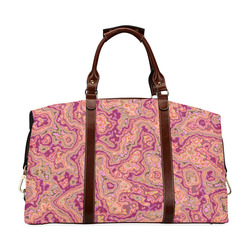lovely marbled 1116B Classic Travel Bag (Model 1643) Remake