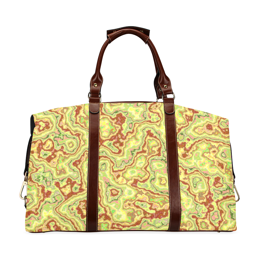 lovely marbled 1116G Classic Travel Bag (Model 1643) Remake