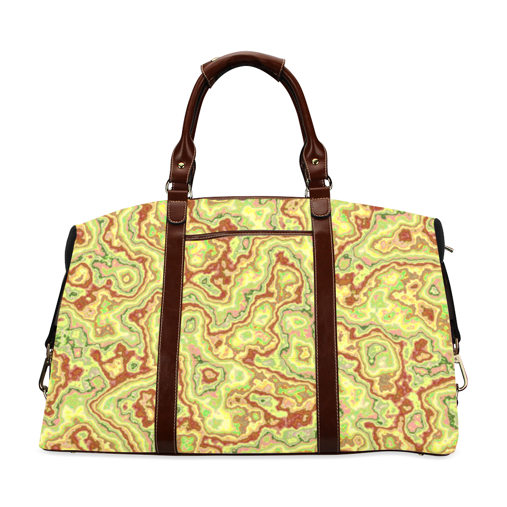 lovely marbled 1116G Classic Travel Bag (Model 1643) Remake