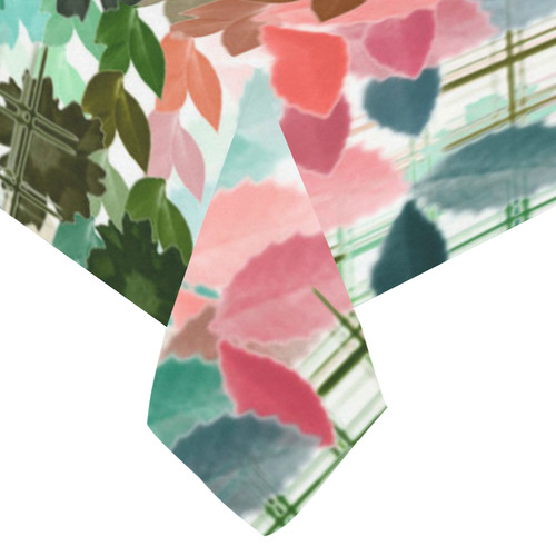 My Secret Garden #1 Day - Jera Nour Cotton Linen Tablecloth 60"x 104"