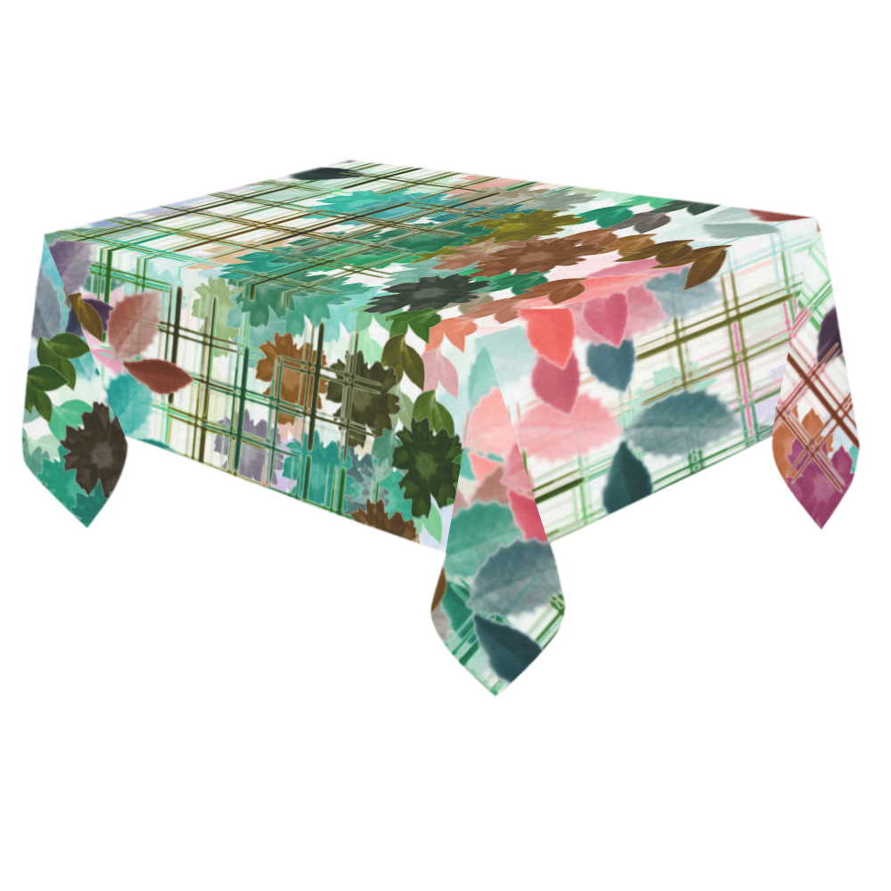 My Secret Garden #1 Day - Jera Nour Cotton Linen Tablecloth 60"x 84"