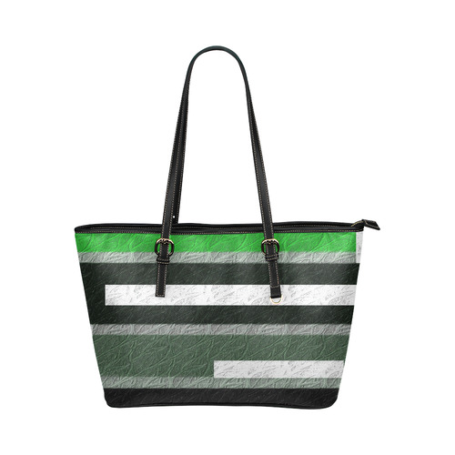 Greens Leather Tote Bag/Large (Model 1651)