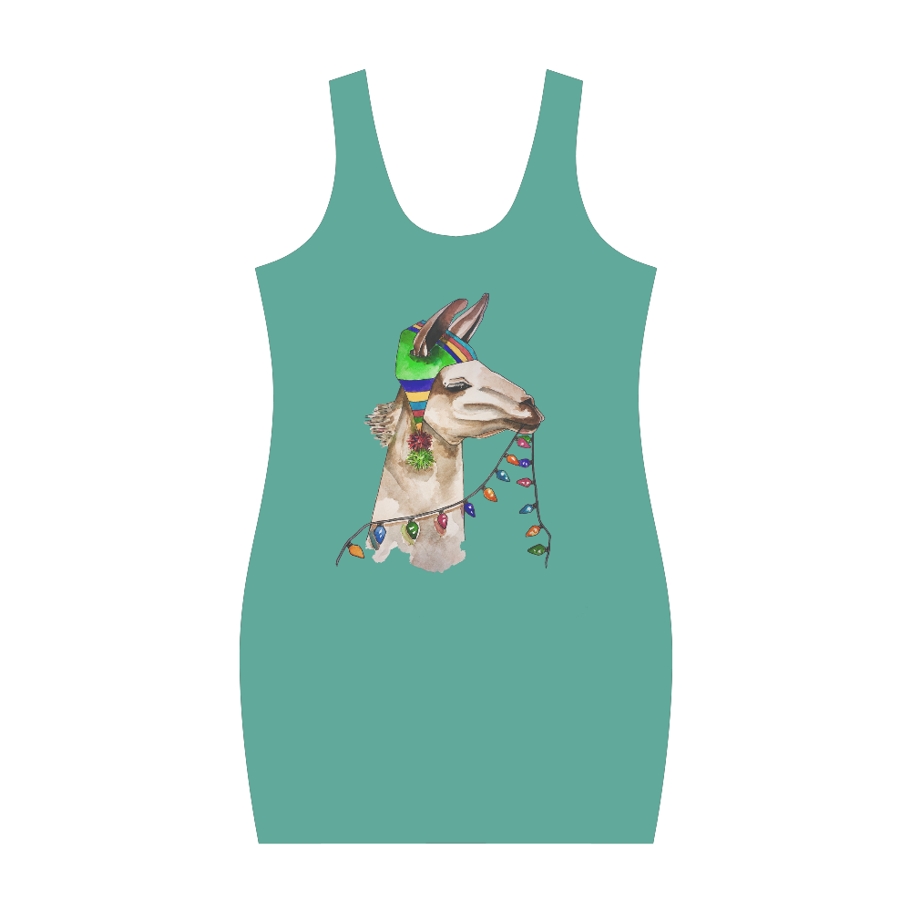 cheerful lama Medea Vest Dress (Model D06)