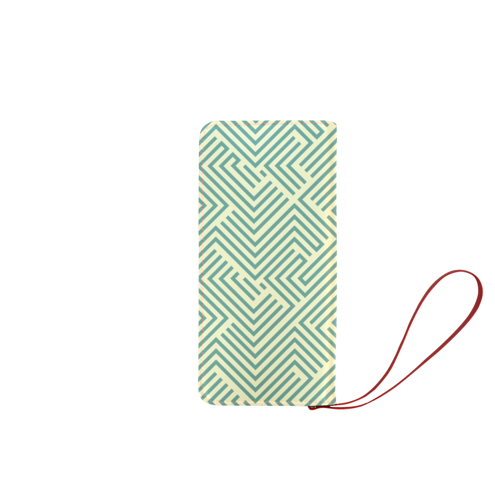New fashion wallet in shop : With line stripes. Feel magic! Women's Clutch Wallet (Model 1637)
