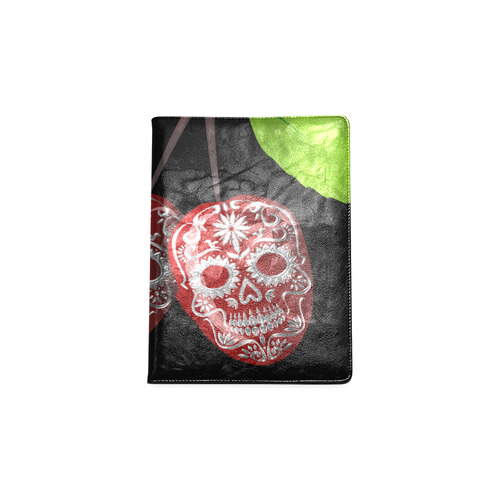 Cherry Sugar Skull Custom NoteBook B5