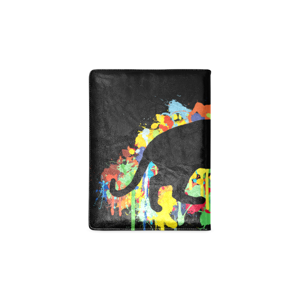 Lovely Cat Colorful Painting Splash Custom NoteBook B5