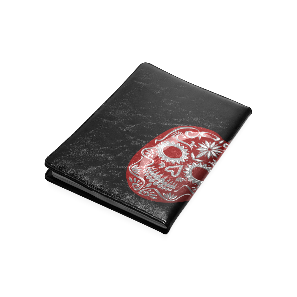 Cherry Sugar Skull Custom NoteBook B5