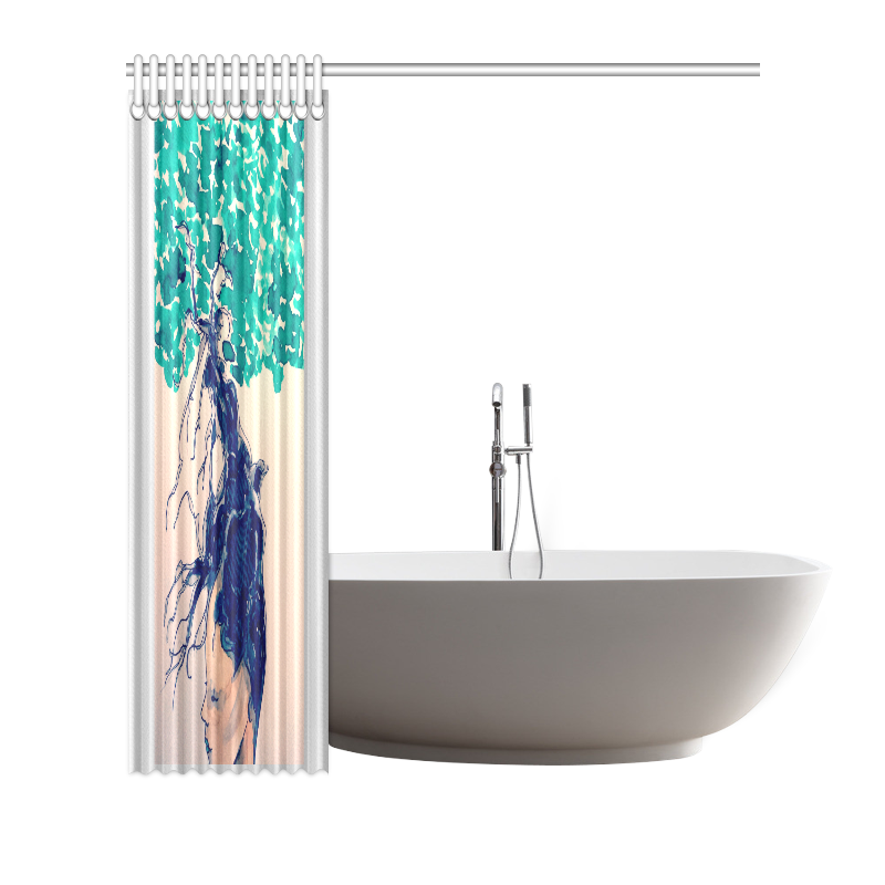 raices courtain short Shower Curtain 66"x72"