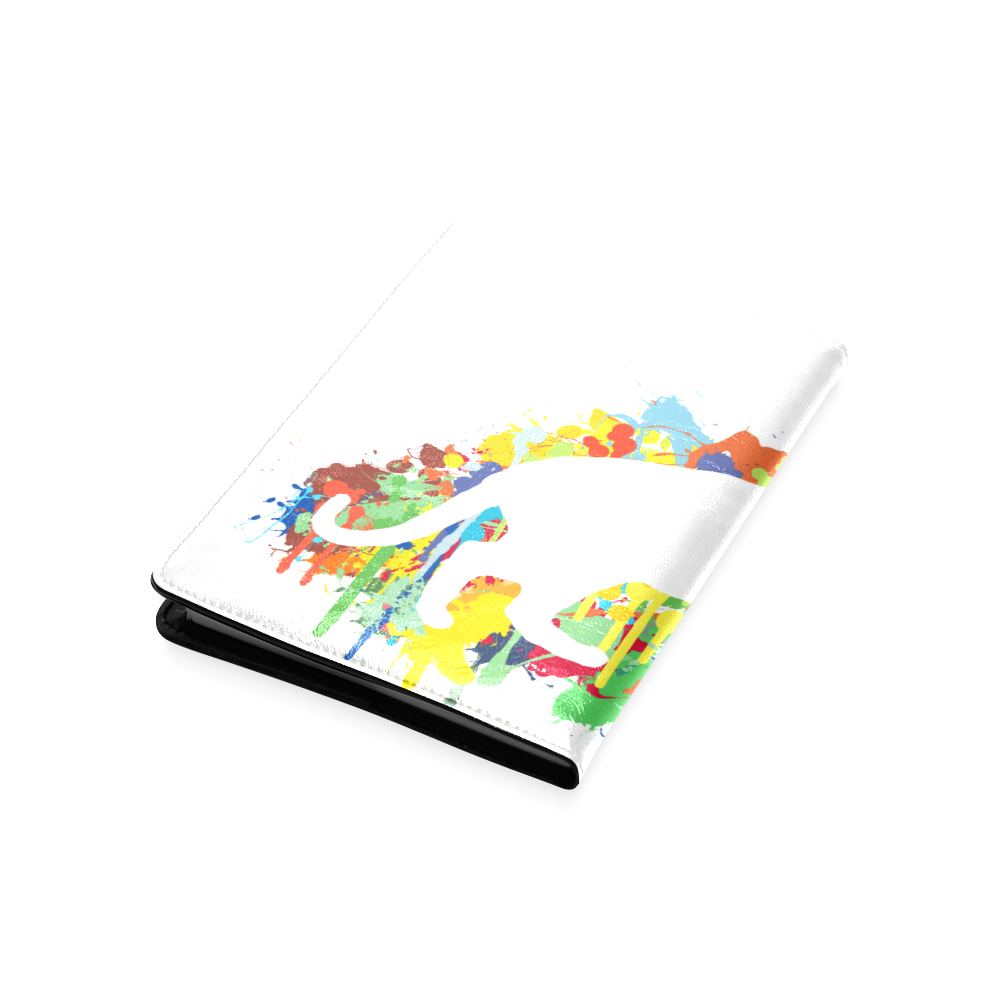 Lovely Cat Colorful Painting Splash Custom NoteBook A5