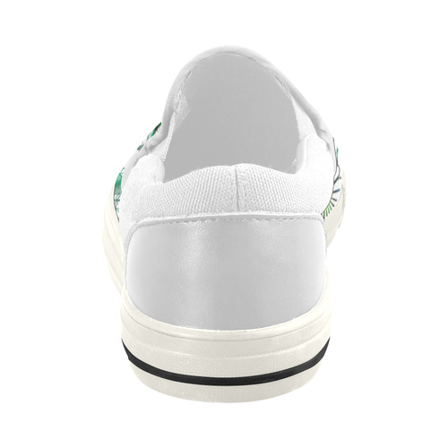 Zentangle Mix 1116C Women's Slip-on Canvas Shoes (Model 019)