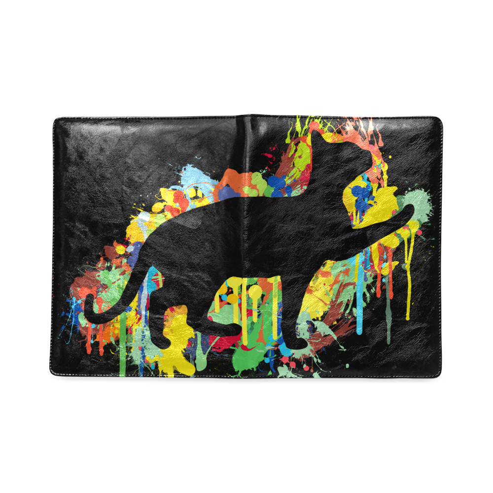 Lovely Cat Colorful Painting Splash Custom NoteBook B5