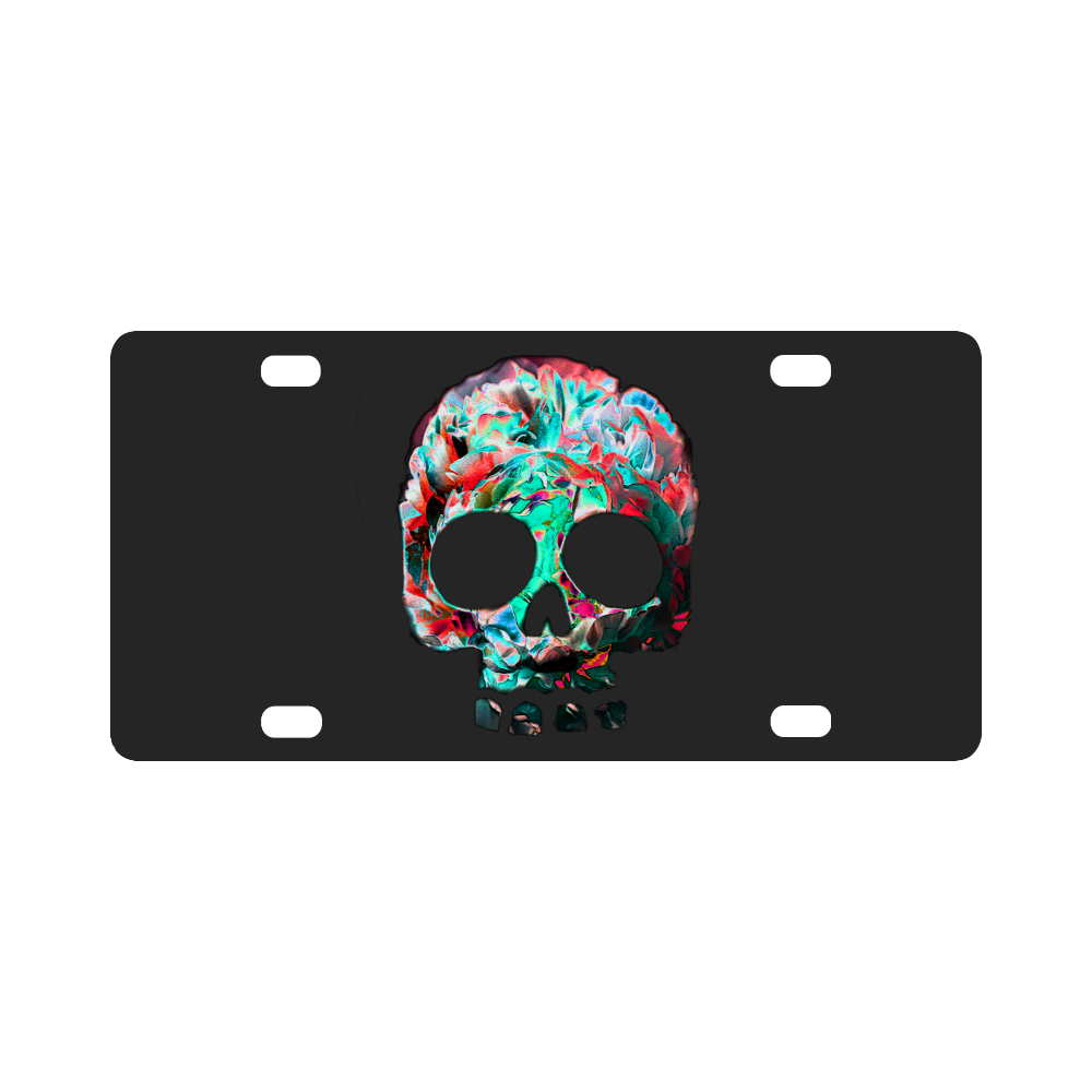 death flower Classic License Plate