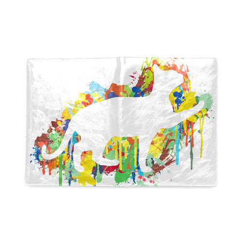 Lovely Cat Colorful Painting Splash Custom NoteBook B5