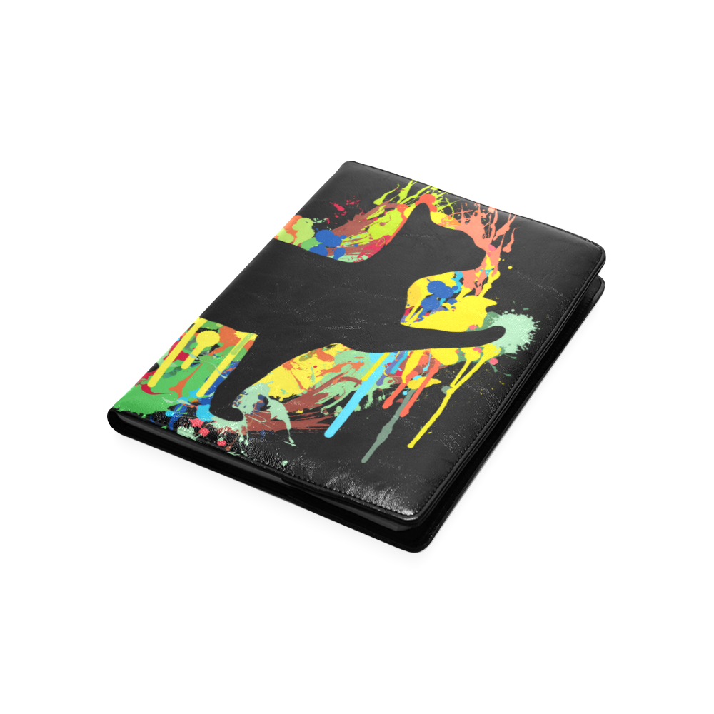 Lovely Cat Colorful Painting Splash Custom NoteBook B5