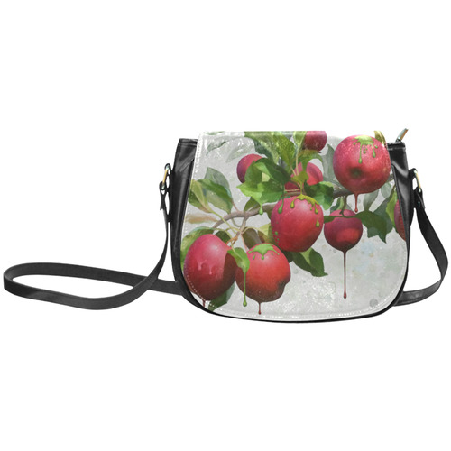 Melting Apples, watercolors Classic Saddle Bag/Large (Model 1648)