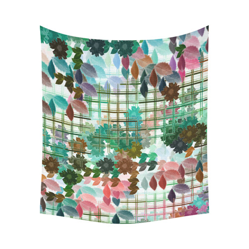 My Secret Garden #1 Day - Jera Nour Cotton Linen Wall Tapestry 60"x 51"
