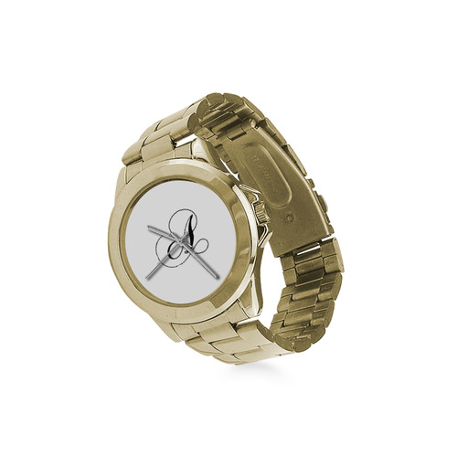 Letter A Classic Black - Jera Nour Custom Gilt Watch(Model 101)