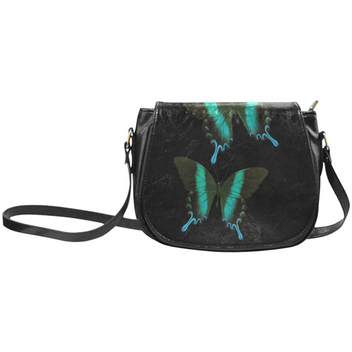 Papilio blumei butterflies painting Classic Saddle Bag/Large (Model 1648)