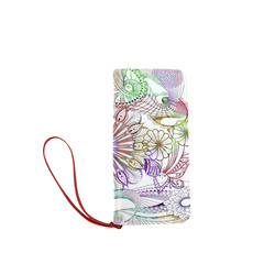 Zentangle Mix 1116B Women's Clutch Wallet (Model 1637)