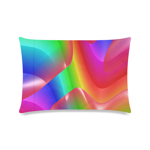 rainbow dance A Custom Zippered Pillow Case 16"x24"(Twin Sides)