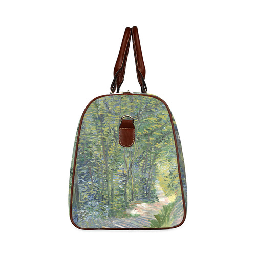 Vincent van Gogh Path in Woods Waterproof Travel Bag/Small (Model 1639)