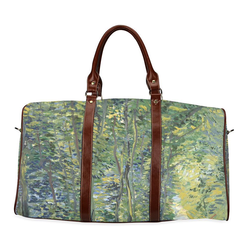 Vincent van Gogh Path in Woods Waterproof Travel Bag/Large (Model 1639)