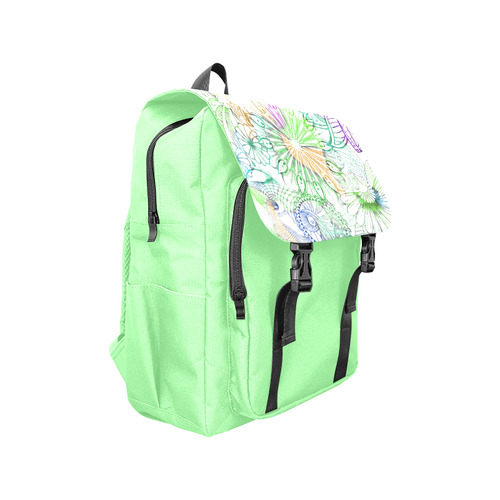 Zentangle Mix 1116C Casual Shoulders Backpack (Model 1623)