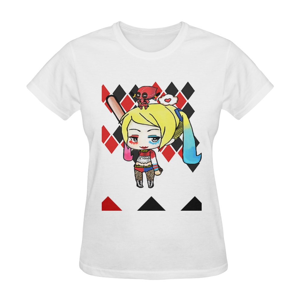 harleyquinn Sunny Women's T-shirt (Model T05)