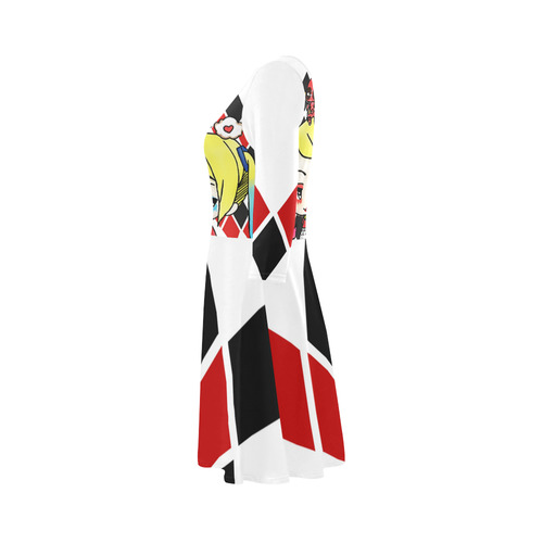 Harley Quinn 3/4 Sleeve Sundress (D23)