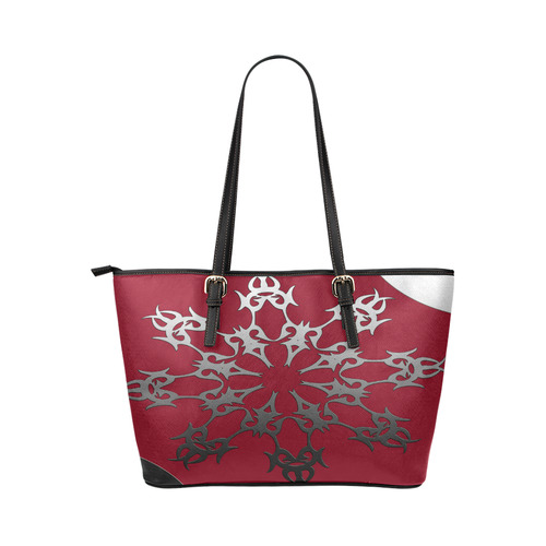 Ethnic Leather Tote Bag/Large (Model 1651)