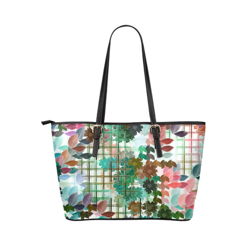My Secret Garden #1 Day - Jera Nour Leather Tote Bag/Small (Model 1651)