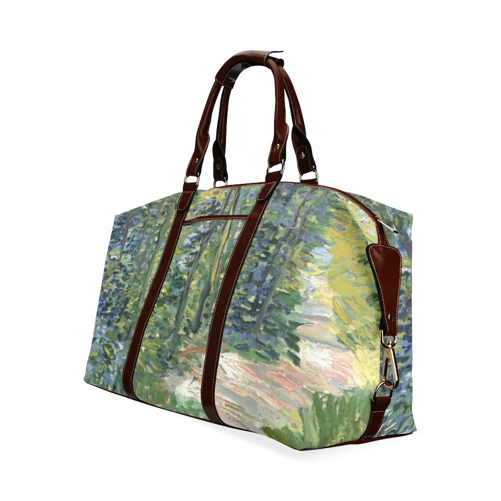 Vincent van Gogh Path in Woods Classic Travel Bag (Model 1643) Remake